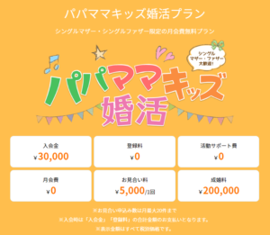 IBJ（日本結婚相談所連盟）のパパママキッズ婚活プランのバナー画像