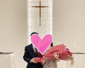 結婚相談所ジョンアンドスーザン会員の大阪ホテルレストランでのプロポーズ後画像